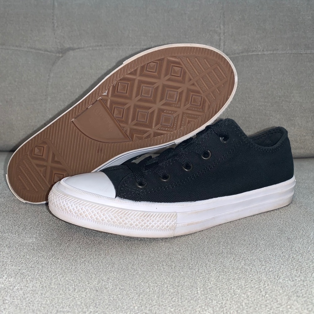 Youth Converse All star lows with Lunarlon